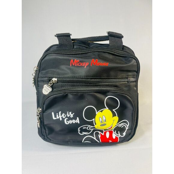 Alli Express Disney Mickey Mouse Diaper Bag Life is Good - Picture 1 of 7